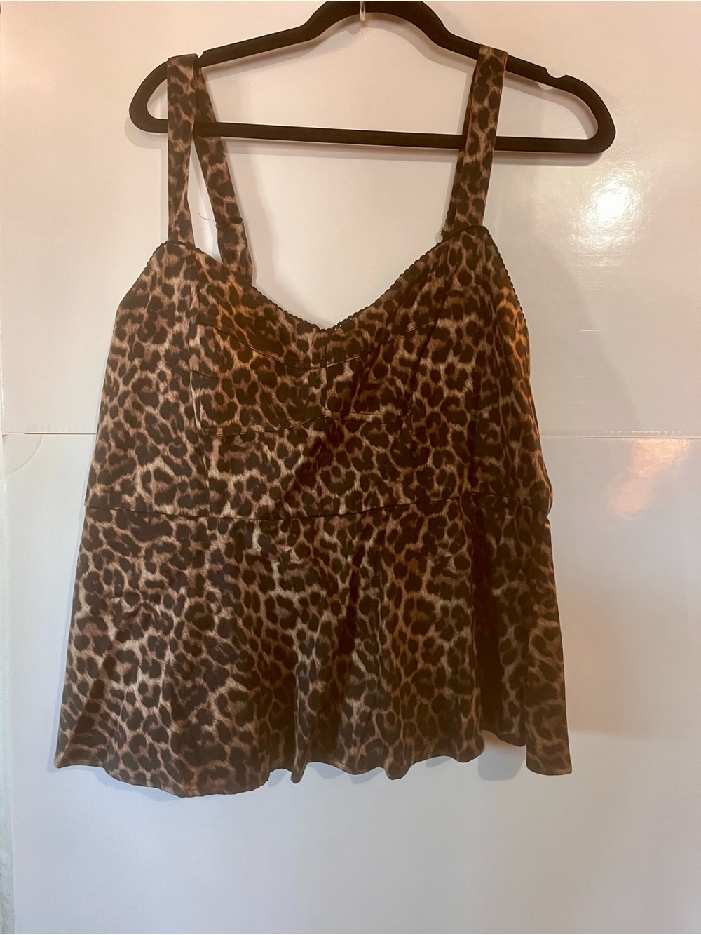 torrid Leopard Print Cami Tank Top in Brown and Black